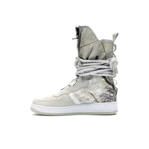 Nike Air Force 1 SF High Амортизация Износостойкий Высокий Топ Скейтборд Кроссовки Унисекс Серый