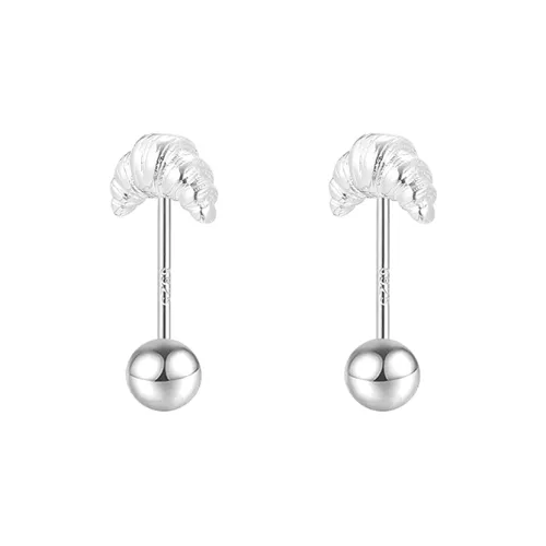 EAR PARTNER Серьги-гвоздики из серебра 925 пробы женские