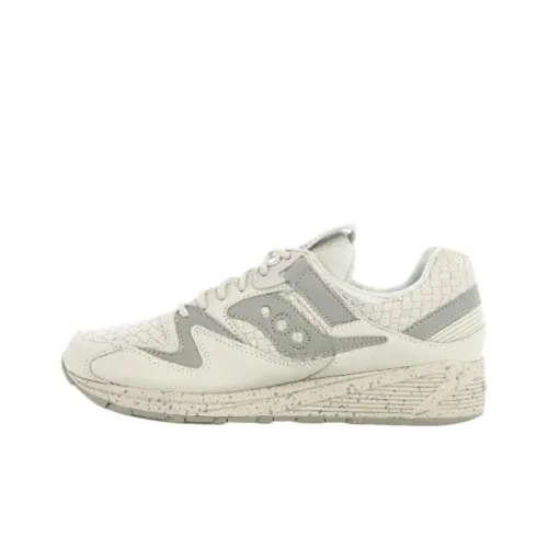 Saucony Grid 8500 Амортизация Износостойкий Низкий Топ Повседневные Беговые кроссовки Унисекс Серый