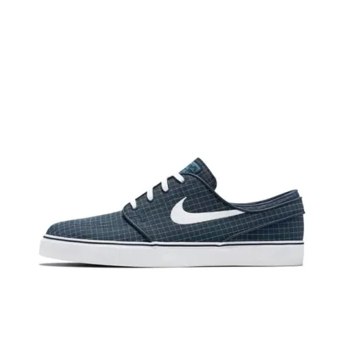 Nike ZOOM STEFAN JANOSKI Скейтборд Кроссовки Низкие Синий с Белым Надпись Унисекс