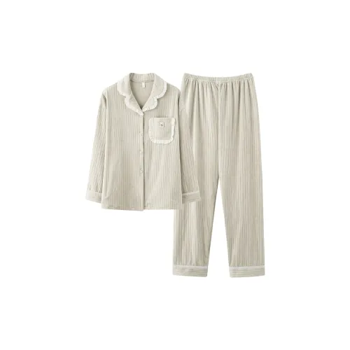 UAVAE Пижамный комплект женский светло-зеленый