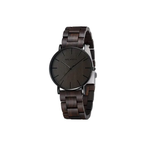MEXVEL Кварцевый механизм Мужские часы 40 мм Черный