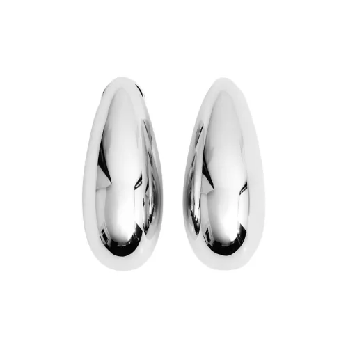 COS Brass Stud Серьги Женские Серебряные