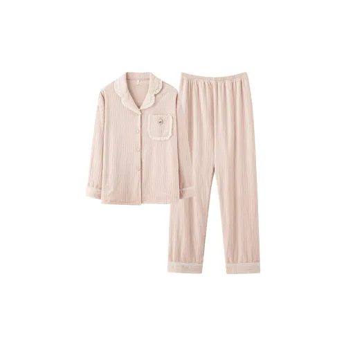 UAVAE Пижамный комплект женский светло-розовый