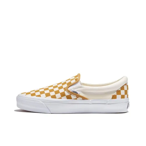 Vans Slip On Series Low Топ Скейтборд Кроссовки Унисекс Желтый