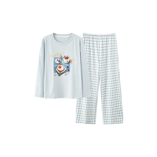 Lanza Pajama Комплект Женский Небесно-Синий