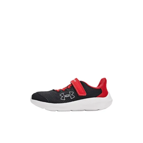 Under Armour Детские беговые кроссовки Low Топ Черный/Красный Kids