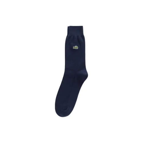 LACOSTE Collaboration 1 Pack Темно-синие Мужские носки MID до икры