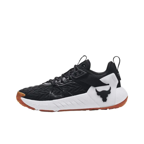 Under Armour Project Rock 6 Амортизация Поддержка Низкий Топ Тренировочные Кроссовки Черные Подростки