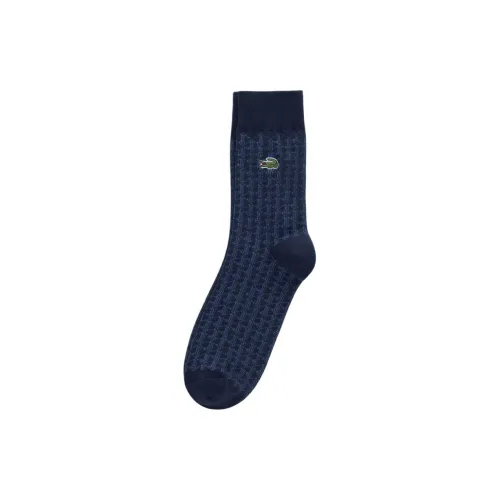 LACOSTE Collaboration 1 Pack Темно-синие Мужские носки MID до икры
