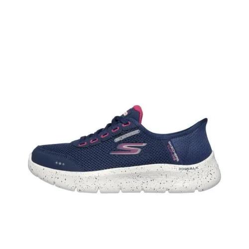 Skechers Slip Ins Устойчивые к истиранию Низкие Топы Повседневная обувь Женская Синяя