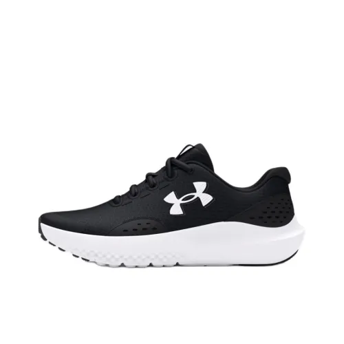 Under Armour Surge 4 Low Топ Детские беговые кроссовки Черный Подростки