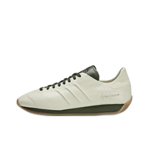 Adidas Originals Y 3 Slip Resistant Abrasion Resistant Low Top Повседневная обувь Унисекс Белый Зеленый