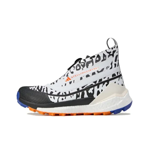 adidas Terrex FREE HIKER Gore Te Устойчивый к истиранию Высокий Топ Походная обувь Унисекс Белый Черный