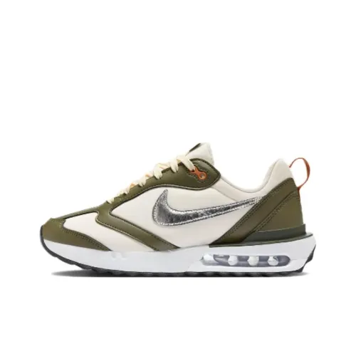 Nike Air Max Dawn Low Топ Повседневный Городской Коммутер Беговые кроссовки Женские Белый Зеленый