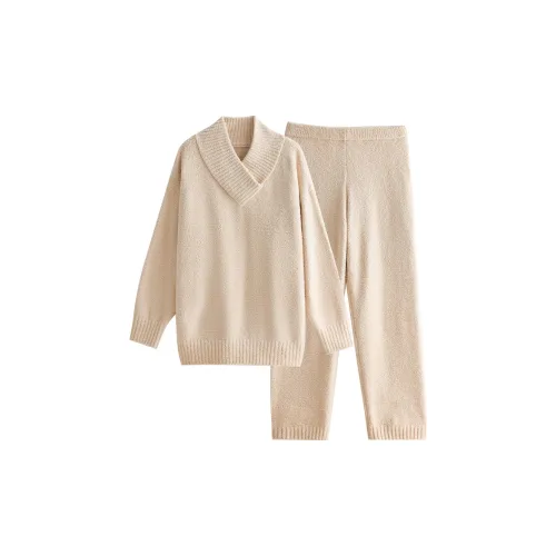 Same Language Пижамный комплект женский светло-абрикосовый