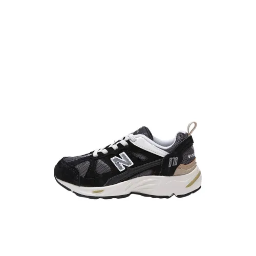 New Balance NB 878 Детские беговые кроссовки Низкий Топ Черный Kids