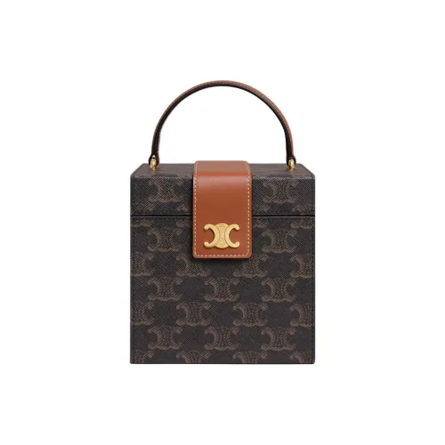 CELINE Холст Хранение Коробка Унисекс Коричневый
