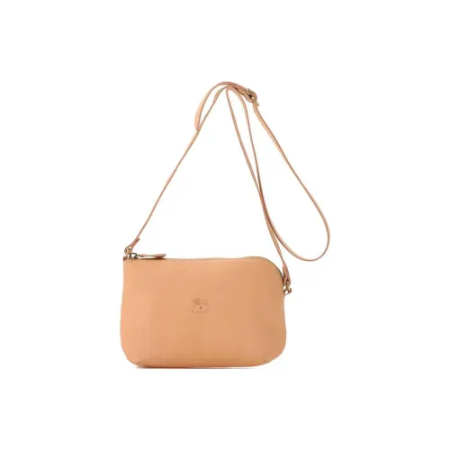 Il Bisonte Сумка через плечо из коровьей кожи женская хаки