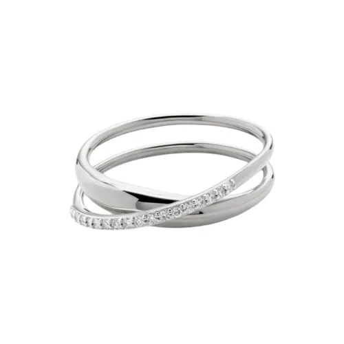 Monica Vinader Rhinestone Кольца Женское Серебро