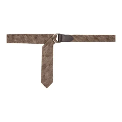DRIES VAN NOTEN Silk, Wool, Leather Belts Men's