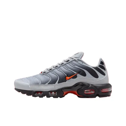 Nike Air Max Plus Abrasion Resistant Низкий Топ Беговые кроссовки Унисекс Серый