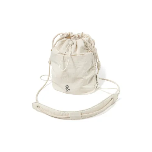 LIVEBOX EN DIRECT Нейлоновая ведрообразная сумка сумка через плечо маленькая женская цвет экрю