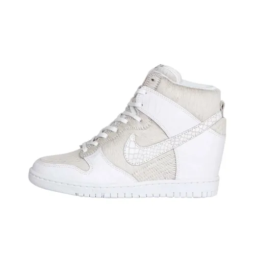 Dunk Sky High SP x Nike Dunk Термозащитные Водонепроницаемые Высокие Кроссовки для Скейтбординга Унисекс Белые