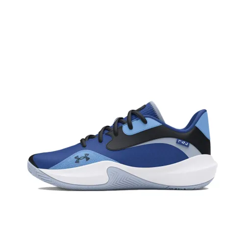 Under Armour Lockdown 7 Slip-Resistant и Breathable Low-Top Баскетбольные Кроссовки Унисекс Blue