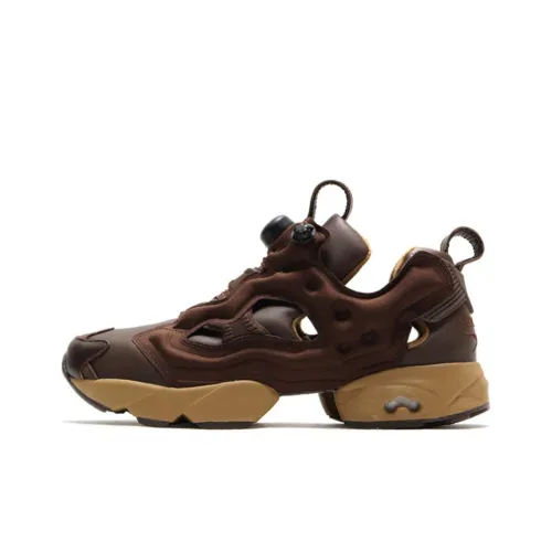 Atmos X THEATER x Reebok Instapump Fury Low Топ Беговые кроссовки Унисекс Коричневый