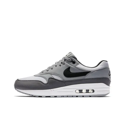 Nike Air Max 1 Low Топ Беговые кроссовки Унисекс Серый