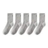 5 пар (5 серый черный)