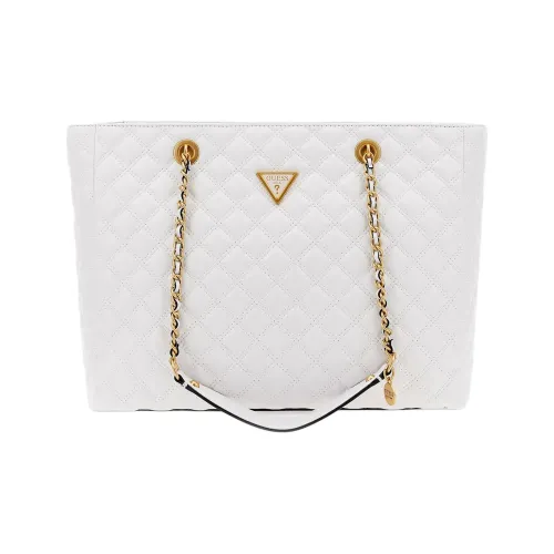 GUESS Полиуретан ПУ (полиуретан) Тоут Сумка Сумка для покупок Сумка на плечо Сумка Женская Белая