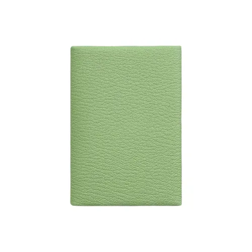 HERMES Calvi Duo Mysore Шевро Картхолдер Мини Женские 3I Vert Criquet Авокадо-зеленый Cricket Зеленый