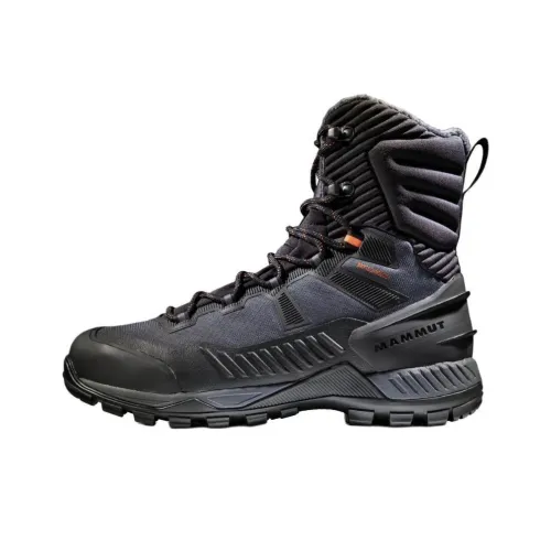 MAMMUT Blackfin 3 Slip-resistant Abrasion-resistant High Top Hiking Shoes Men's Black MAMMUT Blackfin 3 Противоскользящий Устойчивый к истиранию Высокий Топ Походная обувь Мужская Черная