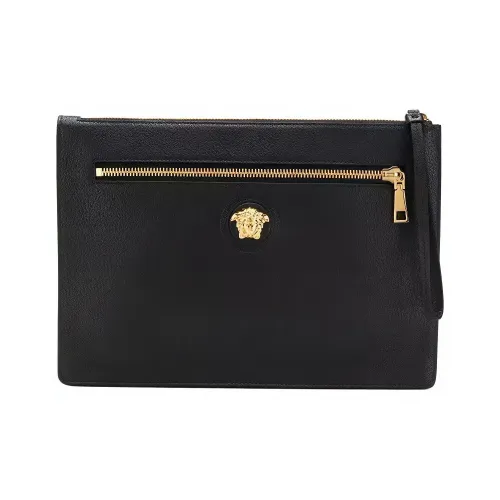 VERSACE Кожа Клатч Стандартный Мужской Черный