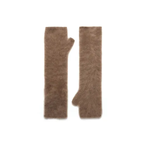 COS Кашемир Вязаные Перчатки Женские Коричневый