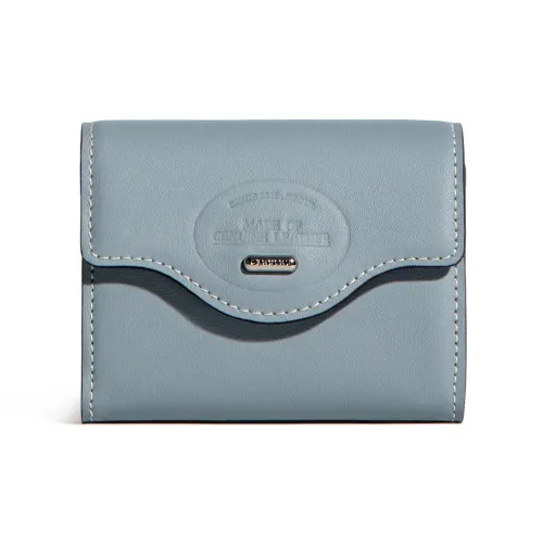 Cthulhu Mini Кожаный Картхолдер из коровьей кожи Унисекс Синий Коричневый