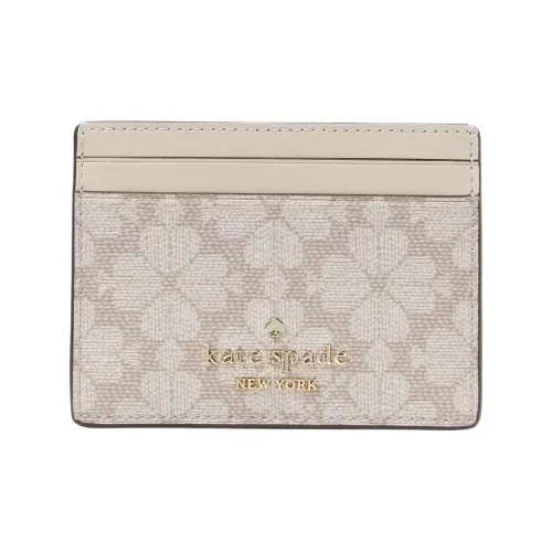 Kate Spade PVC Картхолдер Маленький Женский Темно-бежевый Многоцветный