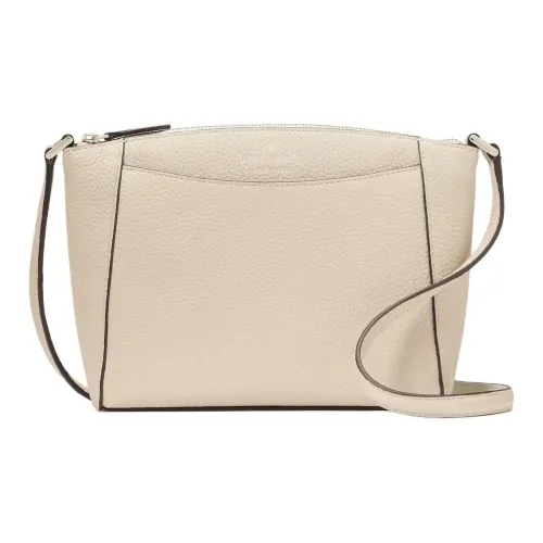 Kate Spade Сумка через плечо из текстуры личи кожа маленькая женская белая