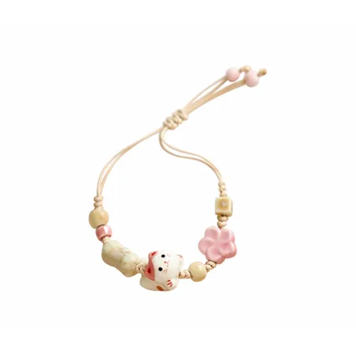 MUYAN Керамика Персик Котенок Браслет Женские