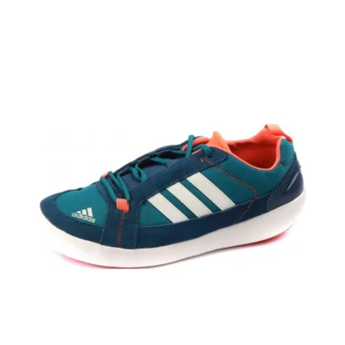 Adidas Boat Lace DLX Противоскользящий Устойчивый к истиранию Низкий Топ Уличная обувь Унисекс Синий