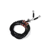 Красный браслет с бусинами Six-Word Multi-Wrap