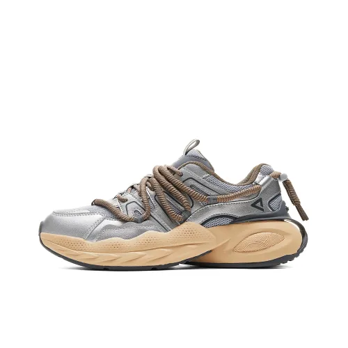 PEAK Casual Низкий Топ Серебряный Мужской