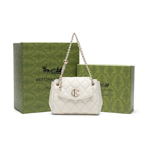 BETTINA VIVIAN ПУ (полиуретан) Сумка через плечо Стандартная Женская Экрю