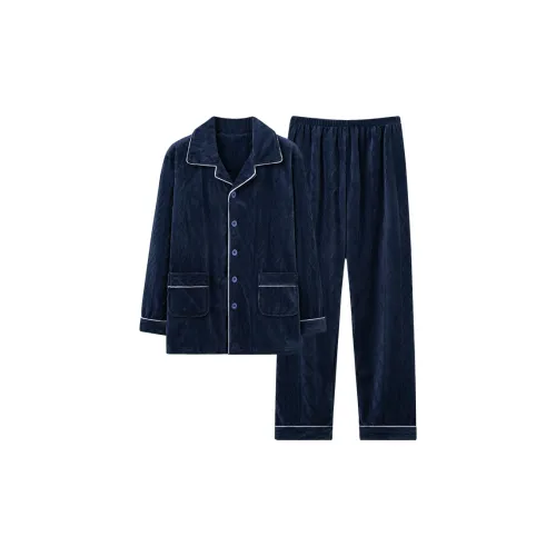 Huggy Kissy Пижамный комплект Мужской Темно-синий