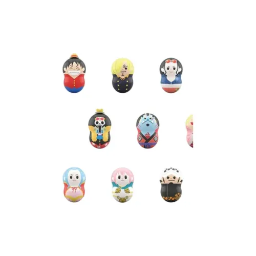BANDAI One Piece Coo'Nuts Tumbler Jumping Beans One Piece Vol.2 Play Food Целая коробка 16 шт