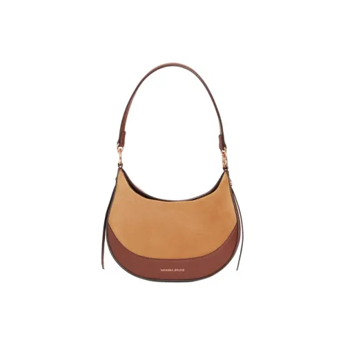 Vanessa Bruno Телячья кожа Сумка через плечо Большая Женская Карамель