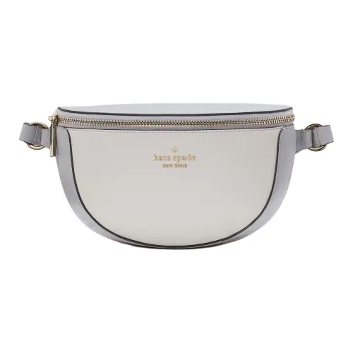 Kate Spade Litchi Grain Кожа Бананка Регулярный Женский Серый