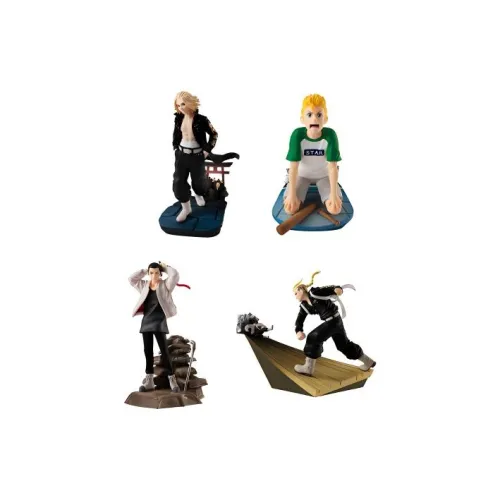 MegaHouse Little Bites 3D Effect Scenario Collection Tokyo Revengers TOMAN HEROIC SCENES 8 см Lucky Целая коробка 4 шт
